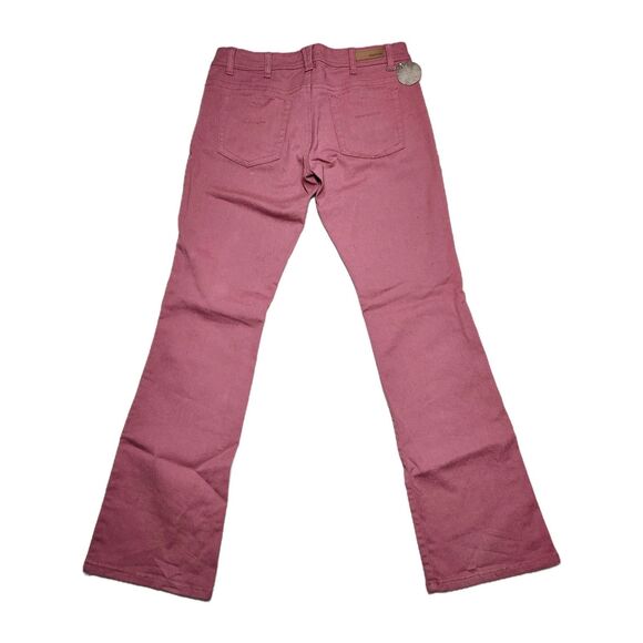 Cappuccino Jeans Womens 9 Pink‎ Flare Y2k Style Bratz Barbie Preppy Bell Bottom - Picture 6 of 12